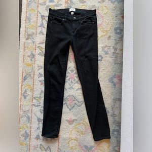 J crew black skinny jeans